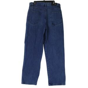 Vintage Y2K Fubu Wide Leg Super Baggy Denim Skater Blue Jeans Mens 36
